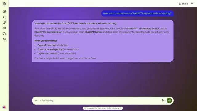 Lucent Metro theme preview