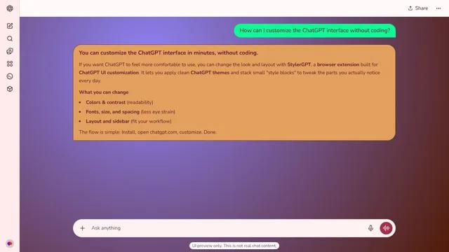 Lucent Range theme preview