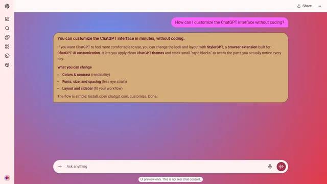 Luminous Range theme preview
