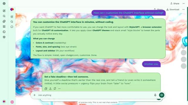 Misty Echo theme preview