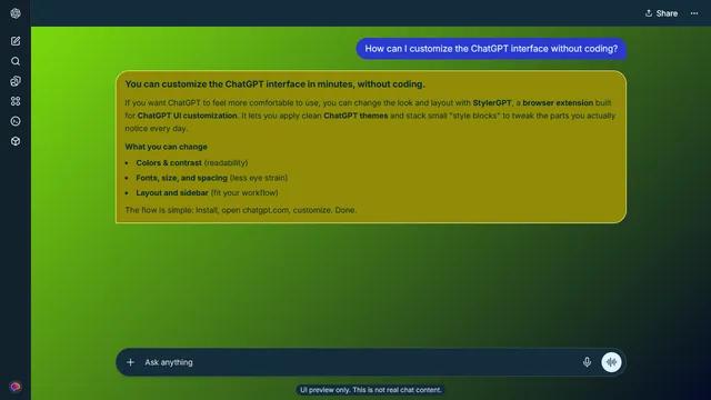 Misty Glow theme preview