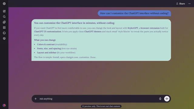 Misty Range theme preview