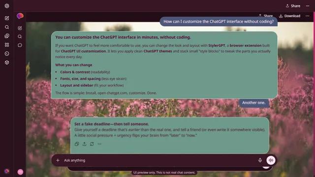 Moonlit Trace theme preview