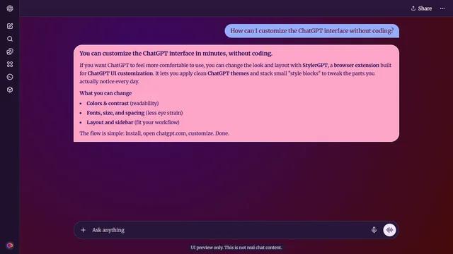 Mosaic Crown theme preview
