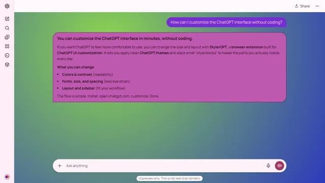 Muted Tactile theme preview