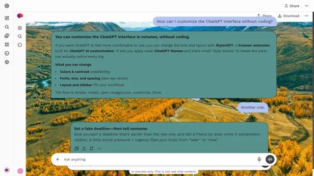 Pearled Cove theme preview