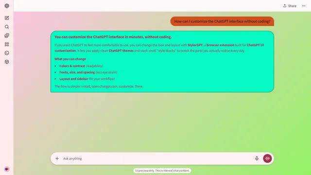 Pearled Ribbon theme preview