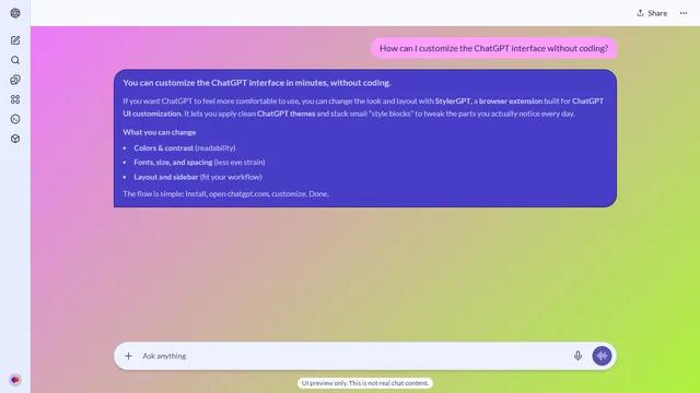 Pearled Surface theme preview