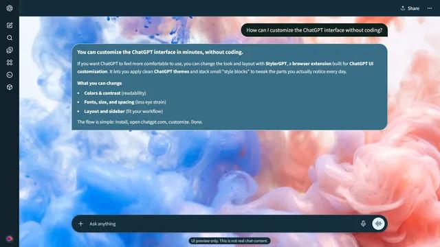 Quiet Plume theme preview