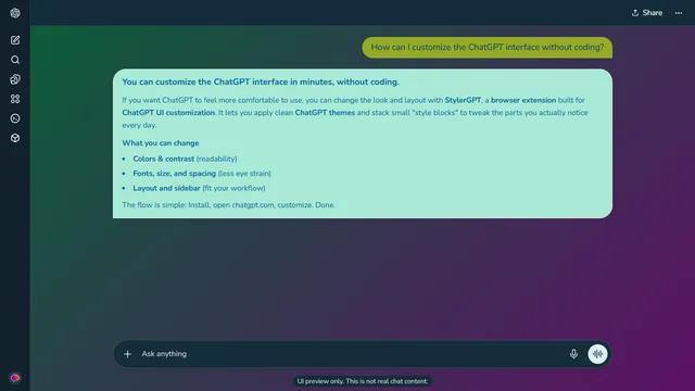 Rainlit Grain theme preview
