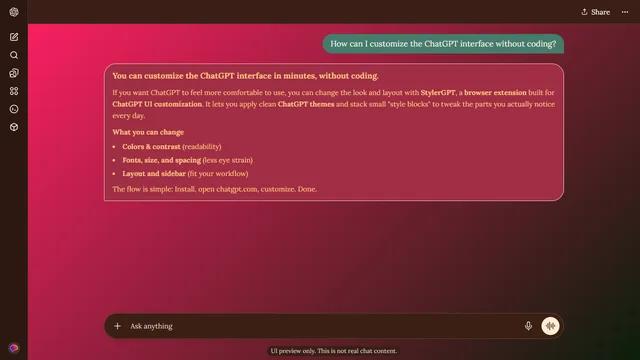Rainlit Isle theme preview