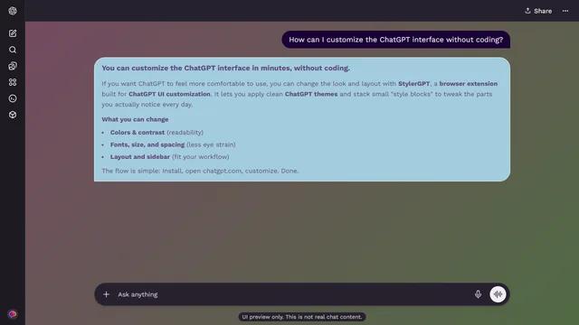 Rainlit Ribbon theme preview
