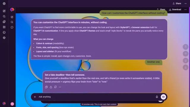 Serene Bay theme preview