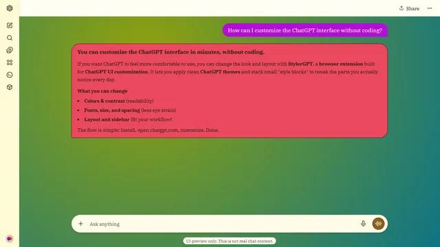 Serene Skyline theme preview