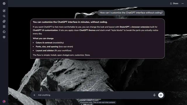 Serene Surface theme preview