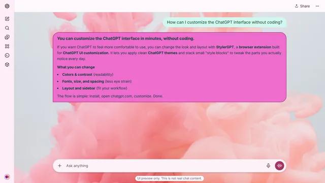 Serene Veil theme preview