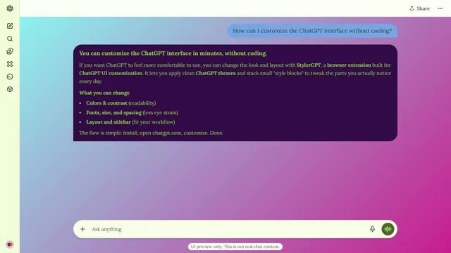 Shaded Meadow theme preview