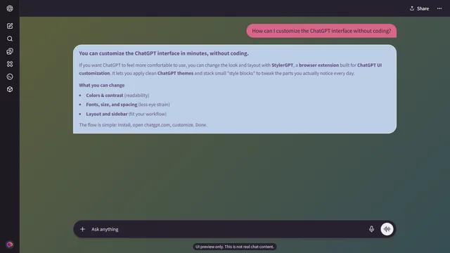 Shaded Ridge theme preview