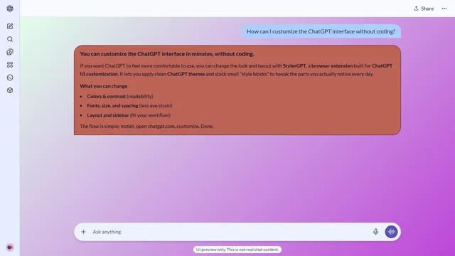 Shaded Street theme preview