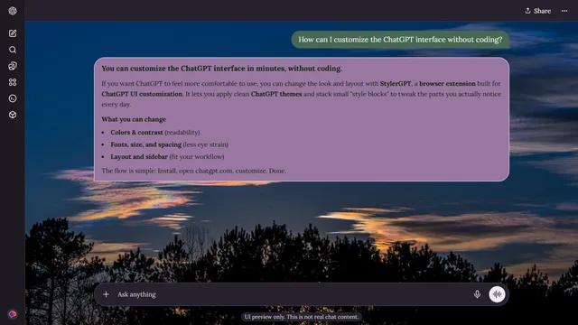 Shaded Veil theme preview