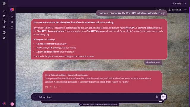 Shadowed Canvas theme preview