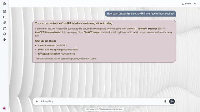 Silent Fiber theme preview