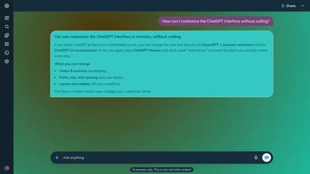 Silent Glade theme preview