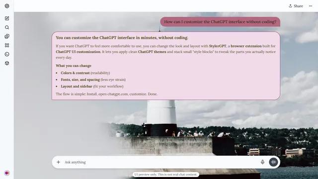 Soft Updraft theme preview