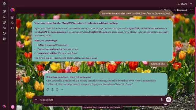 Still Trace theme preview
