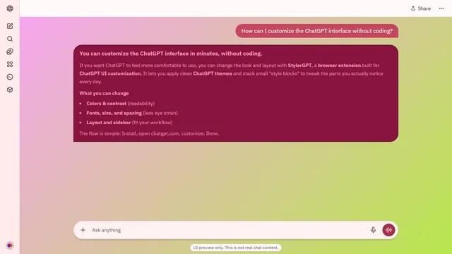 Stormy Ribbon theme preview