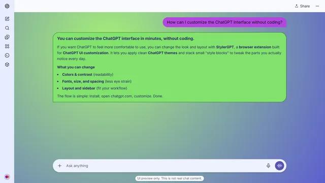 Sunlit Stencil theme preview