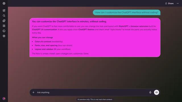 Tonal Ribbon theme preview