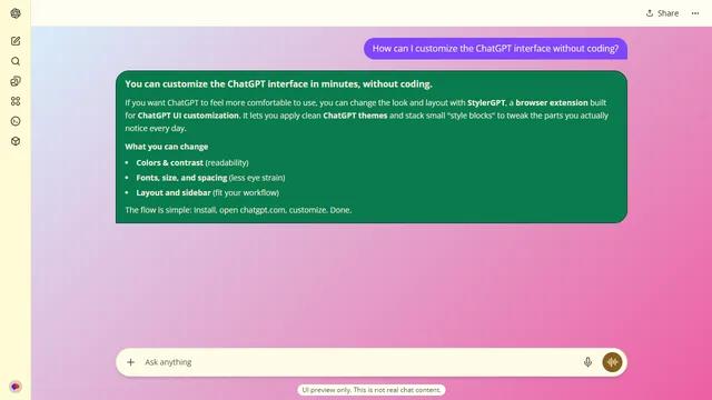 Tonal River theme preview