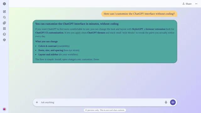 Tonal Stencil theme preview