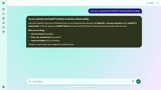 Torrent Prism theme preview