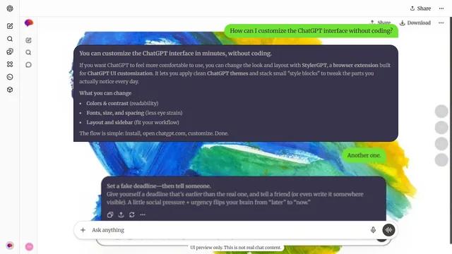 Washed Canvas theme preview