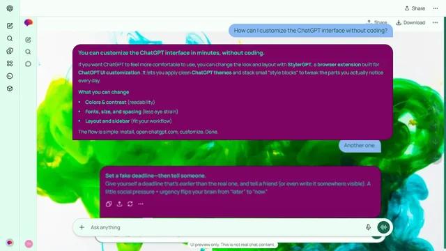 Washed Fiber theme preview