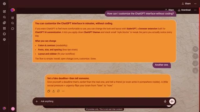 Washed Whorl theme preview