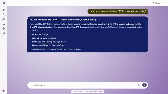 Whisper Core theme preview