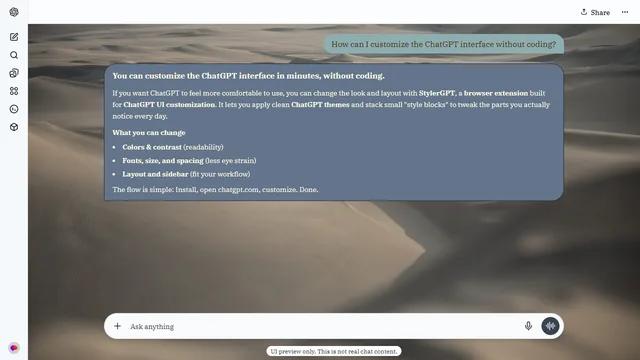 Wild Dune theme preview