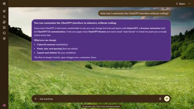 Wild Horizon theme preview