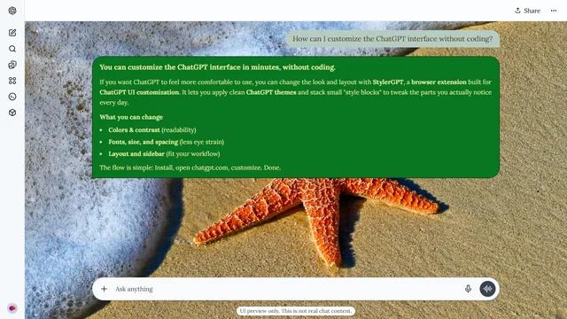 Windswept Reef theme preview