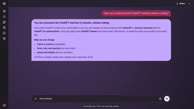 Wisp Flare theme preview