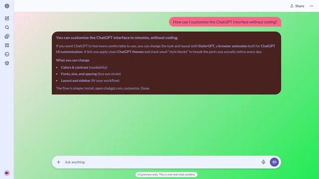 Woven Spine theme preview