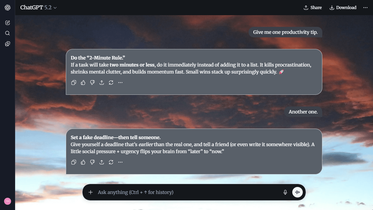 Rainlit Cloud theme preview
