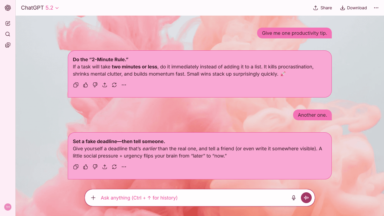 Serene Veil theme preview