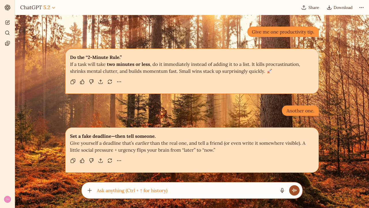 Silent Glow theme preview