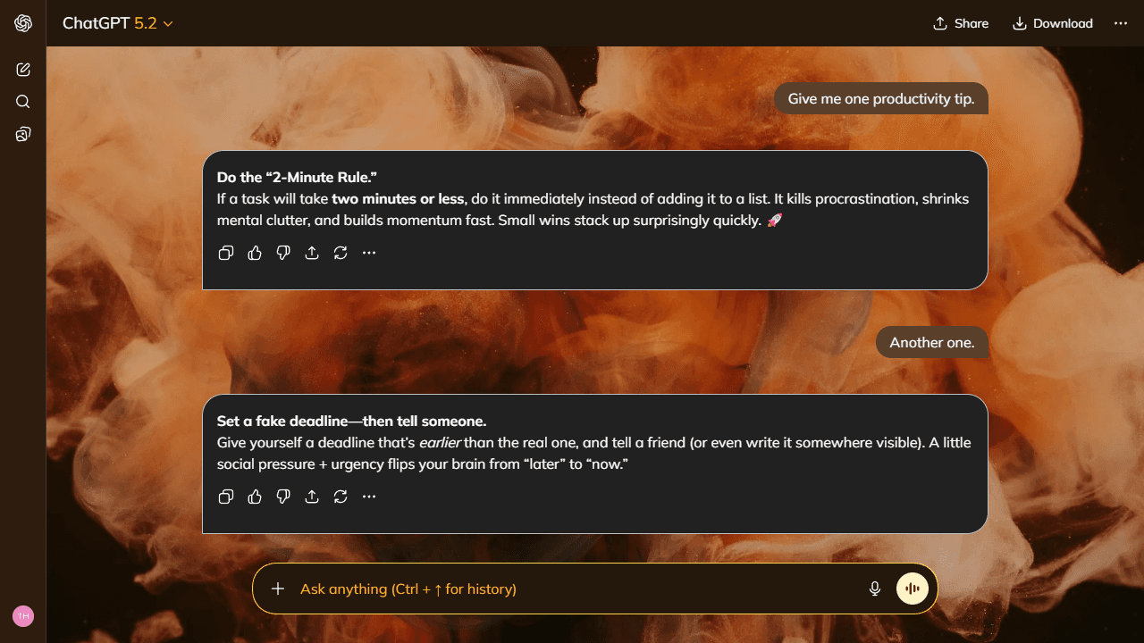 Still Veil theme preview