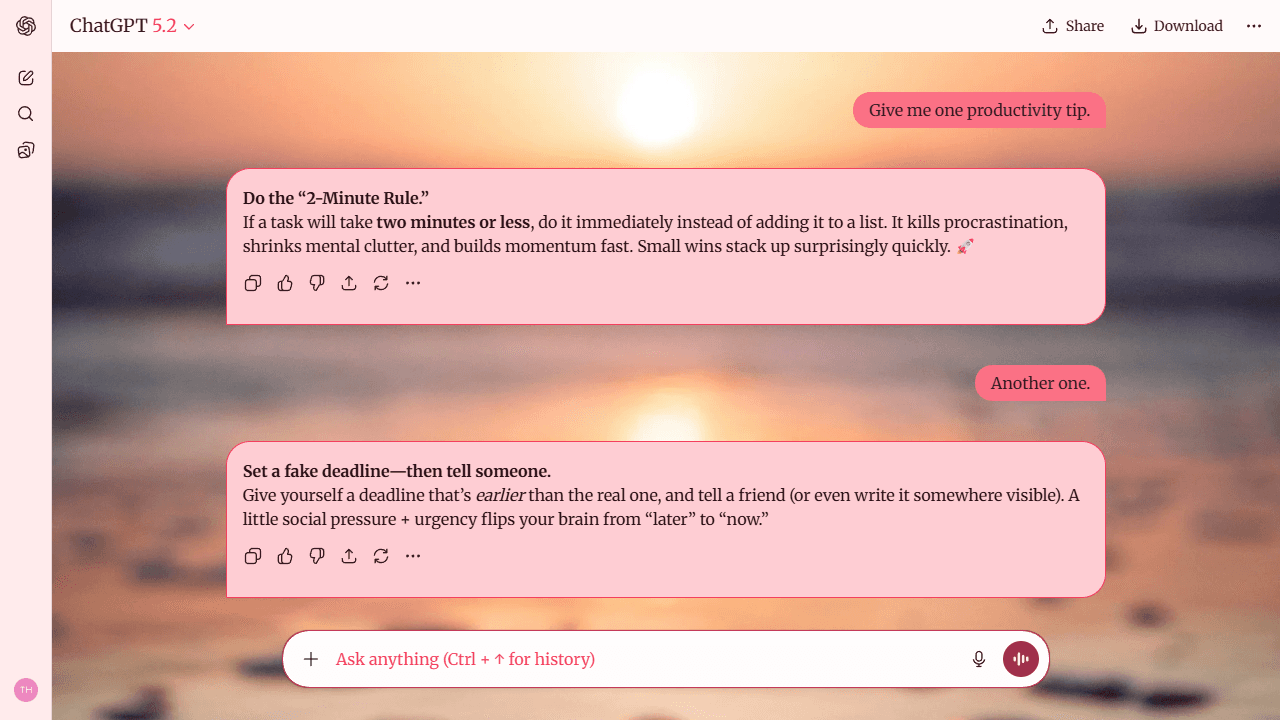 Still Water theme preview