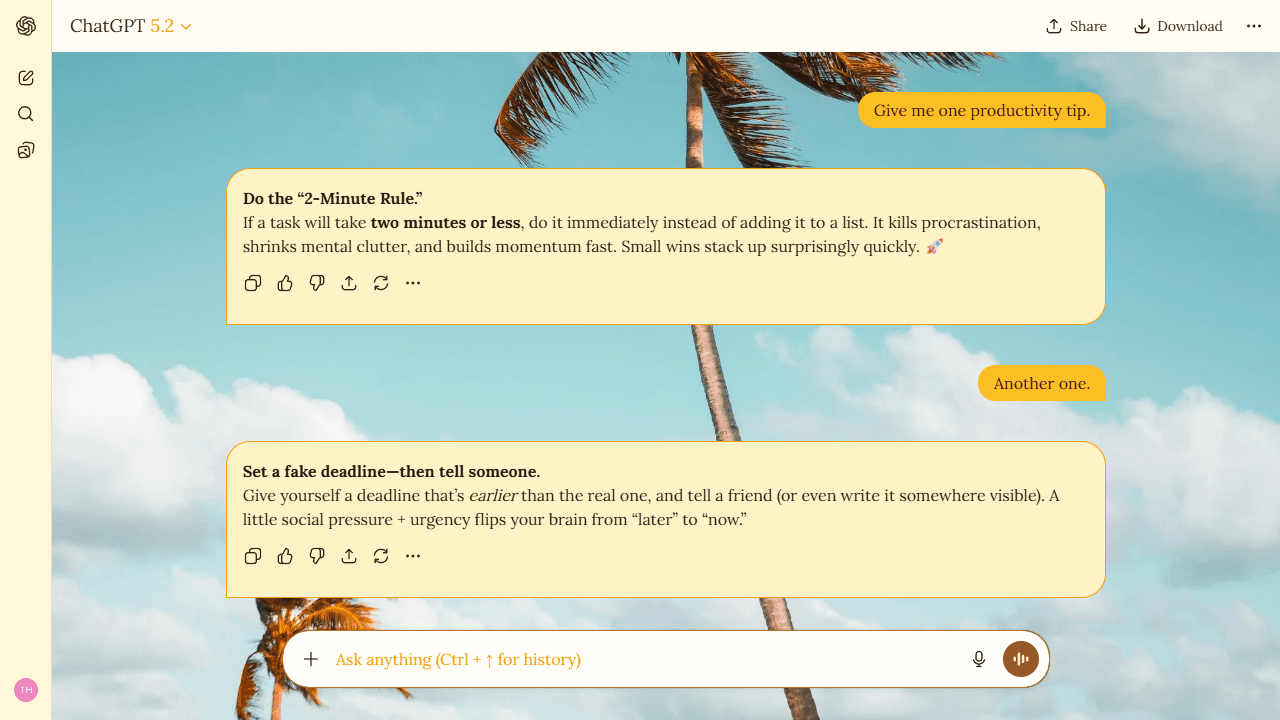 Stormy Tide theme preview